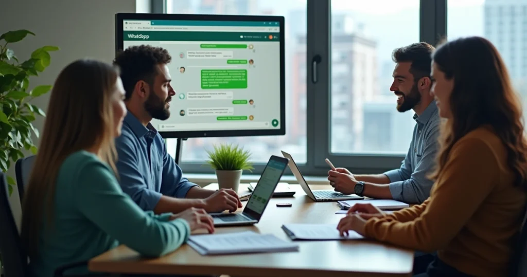 Atendimento ao cliente via WhatsApp em provedor de internet local com equipe e tecnologia integrada